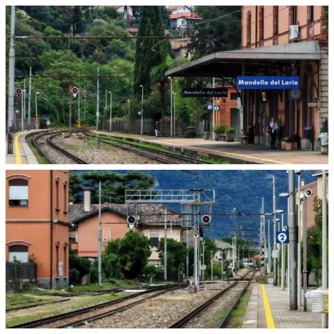 Mandello del Lario railway station, Italy